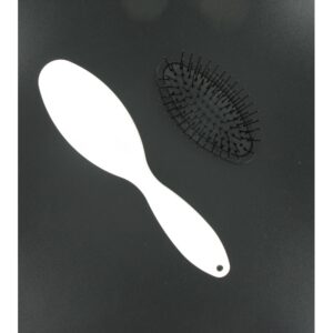 Brosse Petite Taille Laquée Blanc